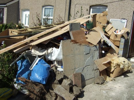 Balham House Clearance team sorting items for recycling